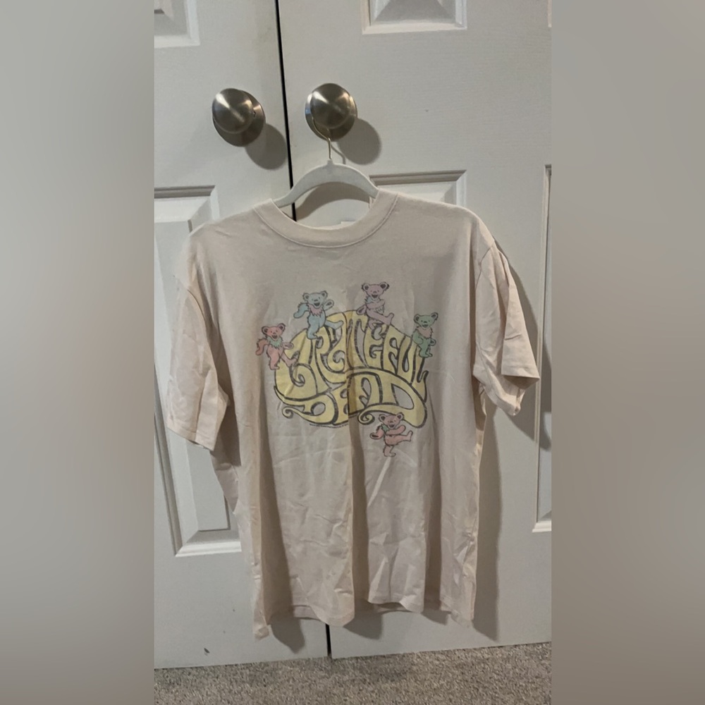 grateful dead oversized band tee